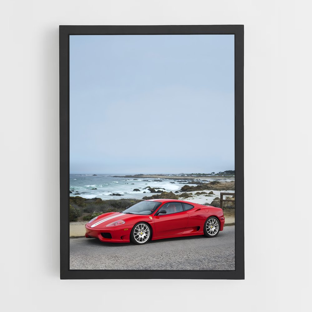 Poster challenge stradale – affiche Ferrari (vue 2)